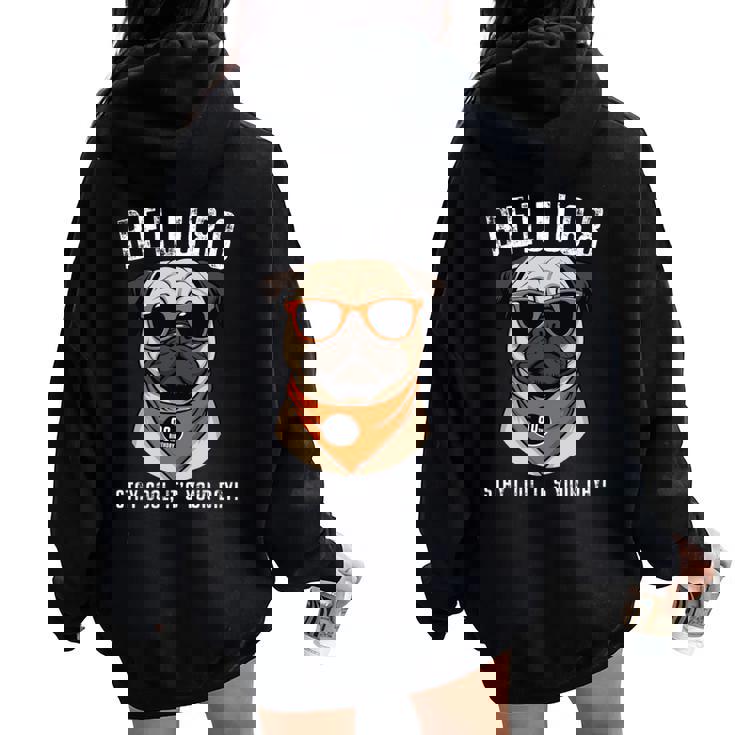 米寿祝い 犬 パグ サングラス 父 男性 女性 母 犬好き 米寿 お祝い 88歳 おもしろ おもろい 長袖tシャツ レディース オーバーサイズ パーカー バックプリント