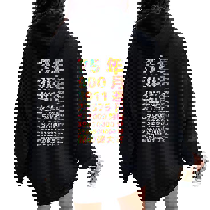 面白い75歳の誕生日の古いメーター 面白い75歳のギフト 女性 男性 面白い電卓 75歳の誕生日のギフト レディース オーバーサイズ パーカー バックプリント