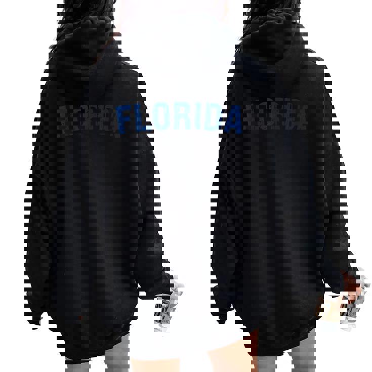 Vintage Florida Florida Orange Retro Women Oversized Hoodie Back Print