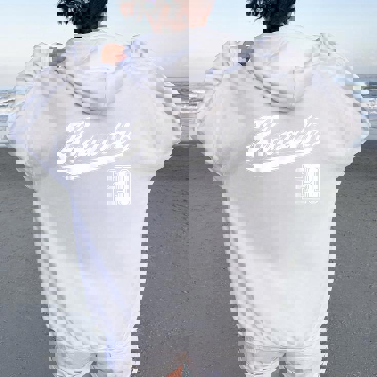 20 歳 誕生日 二十歳 祝い 20歳 20才 お祝い 男性 女性 ハタチ はたち 成人 ユニフォーム レディース オーバーサイズ パーカー バックプリント