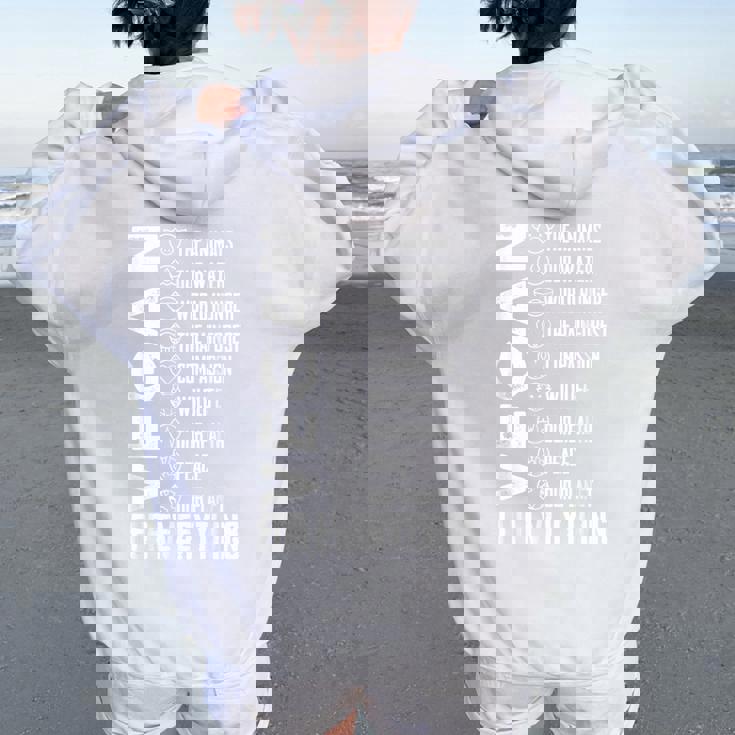 Vegan For Everything プラネットアースデイave The Bees レディース オーバーサイズ パーカー バックプリント