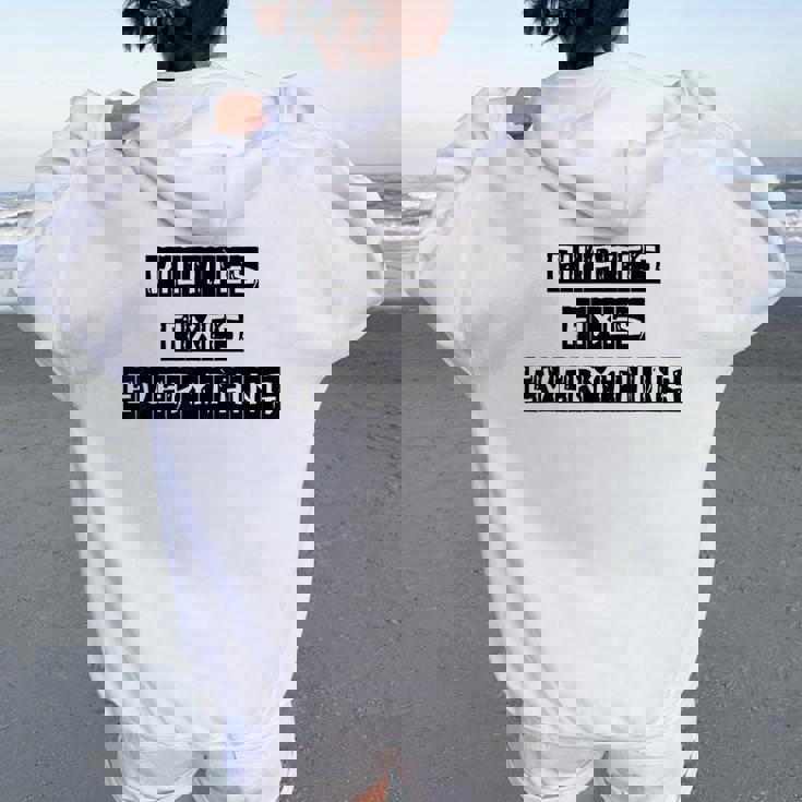 ピラティスは、女性と男性がピラティスを愛するすべてのものを修正します。 レディース オーバーサイズ パーカー バックプリント