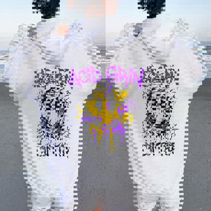 絵文字 美的 ヒップホップ Y2k 服 レトロ ヴィンテージ ストリートウェア ファッション 女性 男性 スマイリー レディース オーバーサイズ パーカー バックプリント