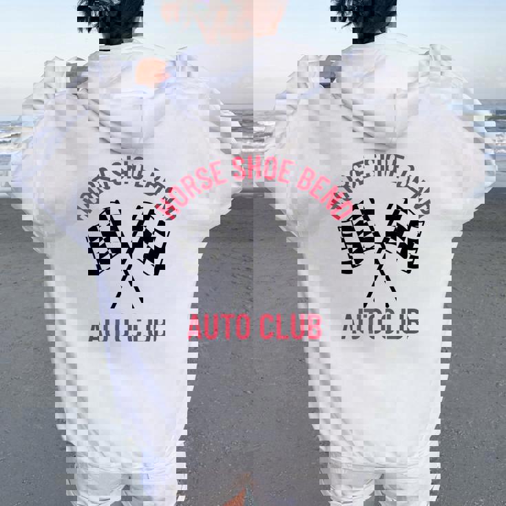 馬 靴 曲がり 自動車 クラブ ファン 男性 女性 大人 子供 レディース オーバーサイズ パーカー バックプリント