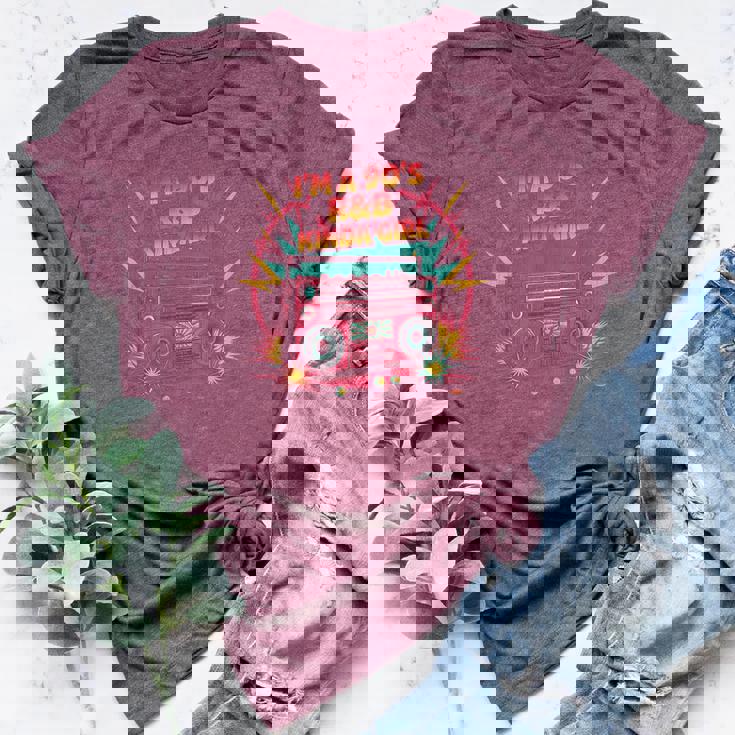 I'm 90s R&B Kinda Girl Retro Afro Music For Girls Kids Women's Heather T-Shirt