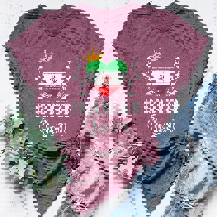 Iranian Queen Iran Flag Proud Iranian Woman Women's Heather T-Shirt