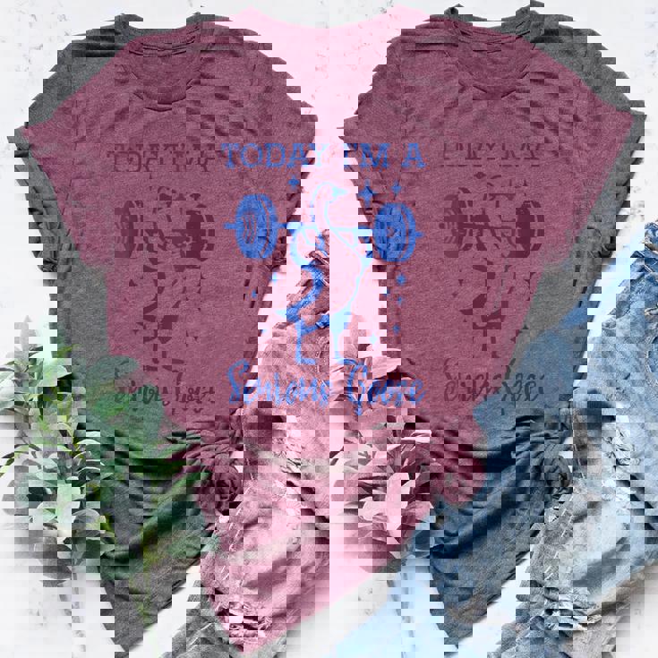 Today Im Serious Goose Barbell Gym Workout Men Women Kids Women's Heather T-Shirt