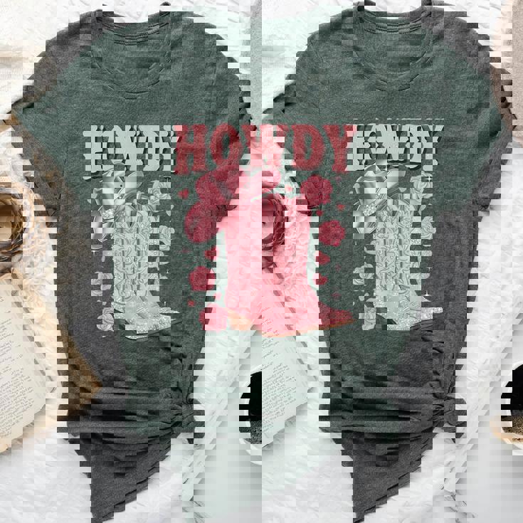 Country Girls Rodeo Woman Pink Cowgirl Howdy Bella Canvas T-shirt