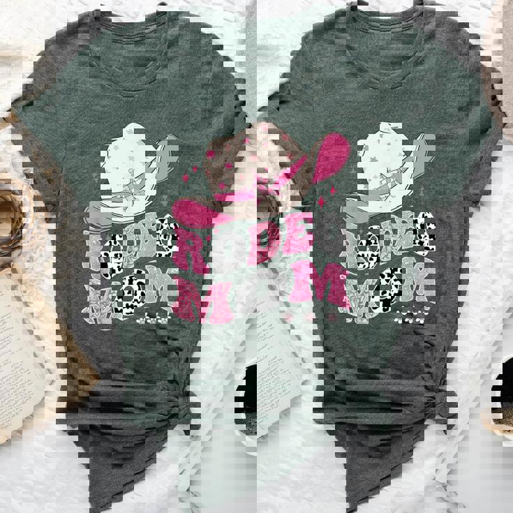 Rodeo Mom Pink Cowgirl 1St Birthday Family Matching Bella Canvas T-shirt