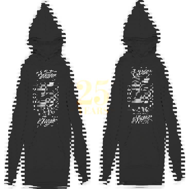 2001 年から 2026 年までのカップルの結婚 25 周年を祝う パーカー