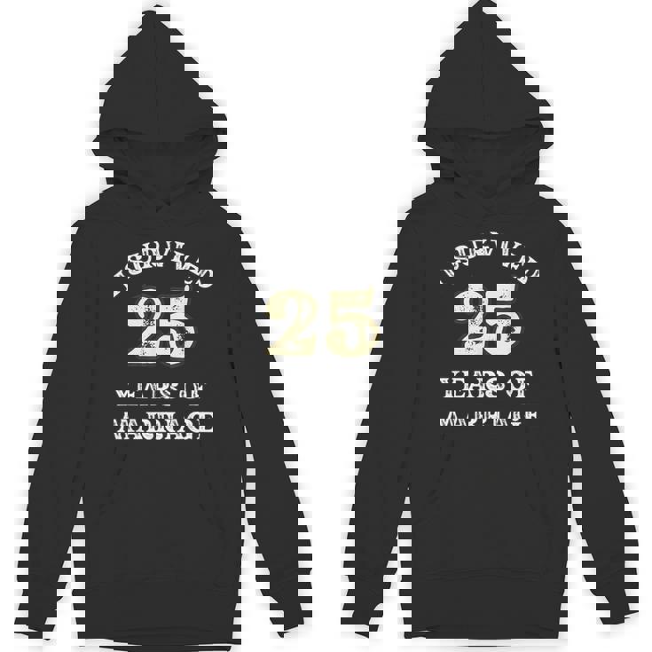 25 Years Of Marriage For ギフト 結婚25周年記念 パーカー