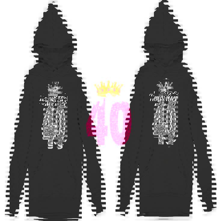 40歳 ハッピーバースデー キュート 40歳 誕生日 マッチング パーカー