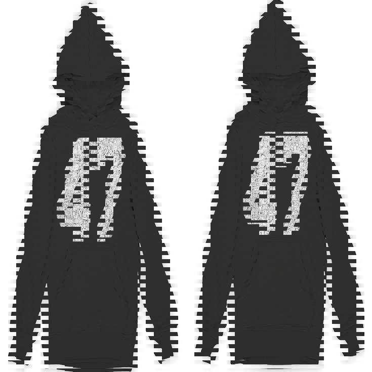 47 ジャージユニフォーム バーシティ スポーツ番号 47歳の誕生日 パーカー