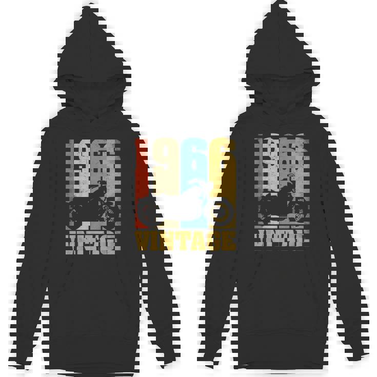 60 歳の誕生日バイカーギフトtシャツ-ヴィンテージ1966バイク パーカー