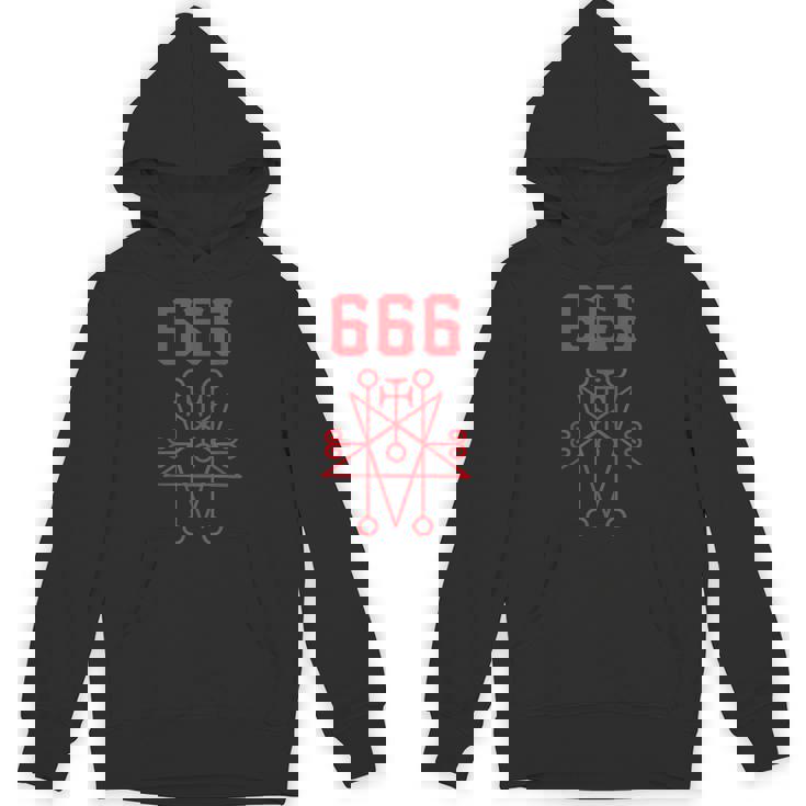 666 悪魔 悪魔のペンタグラム 獣のマーク パーカー