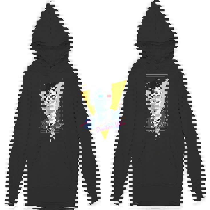 80年代テナントレトロタイムトラベラーsfファン。 長袖tシャツ パーカー