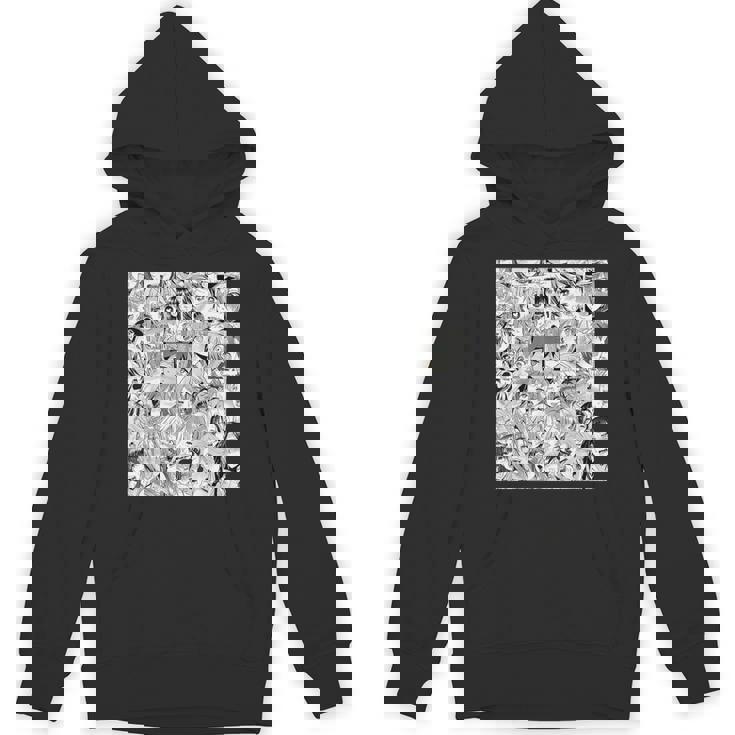 Ahegao オタクアニメ 垂れ下がるよだれアニメ Weeb Love パーカー