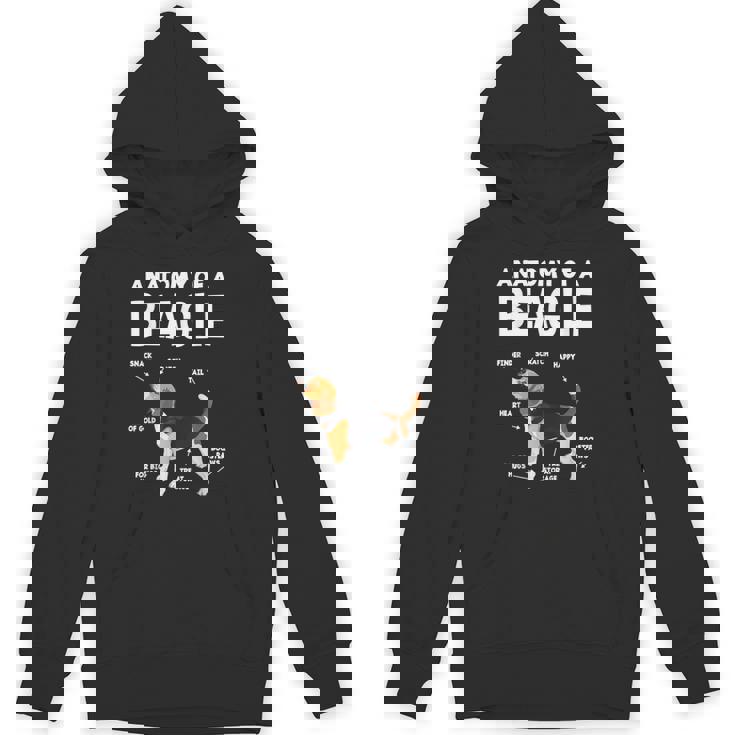 Anatomy Of A Beagle ファニービーグル パーカー