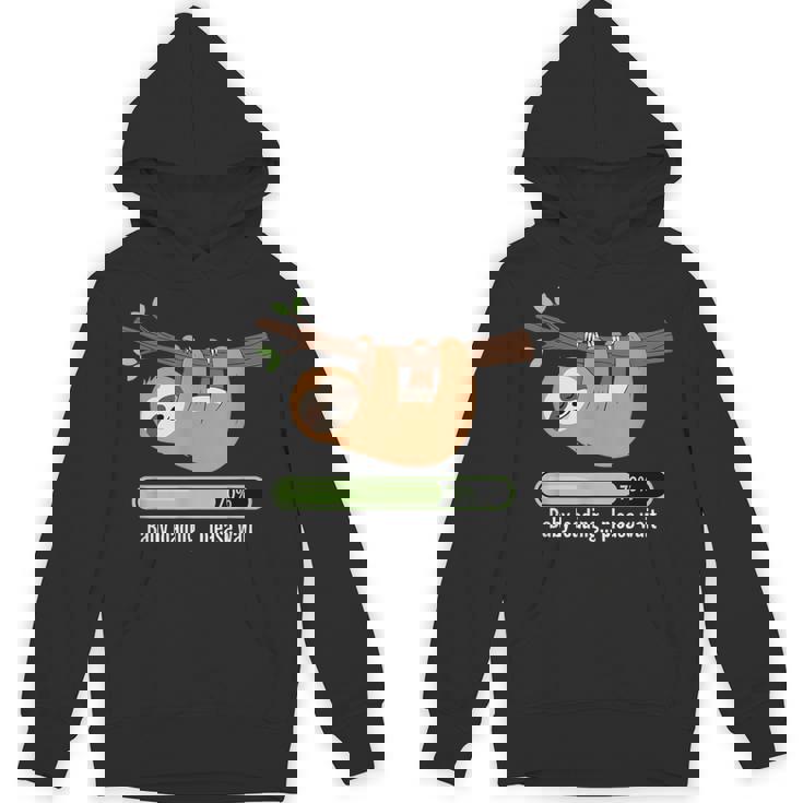 Baby Loading Please Wait ナマケモノのユーモア パーカー