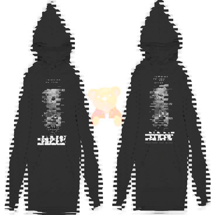 Bad Boy Teddy Bear Graphic tyle Fun パーカー