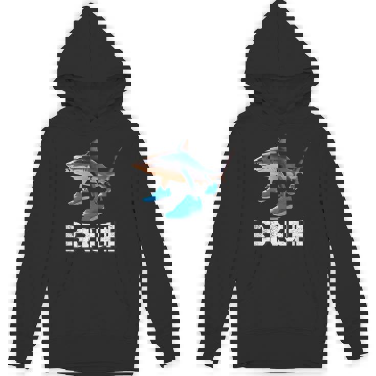 Bruh Sneaker Shark Meme Tralalero Tralala Unisex Hoodie