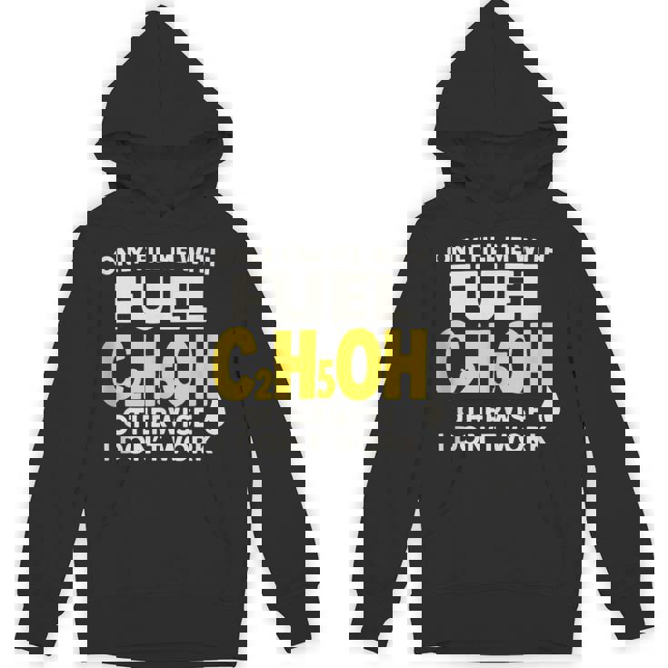C2H5OH Fuel Chemistry Alcohol Molecule Science Humor Tank Top Unisex Hoodie