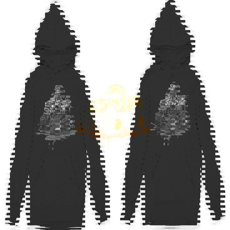 Camouflage Drip Monster Truck Army Military Soldier Tank Top Unisex Hoodie