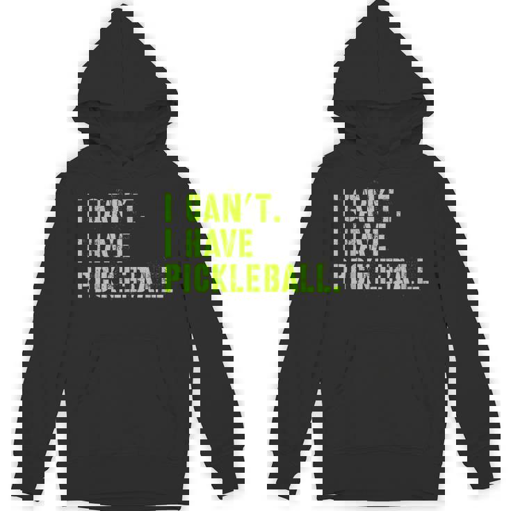 I Can't I Have Pickleball、皮肉、面白いピックルボール パーカー