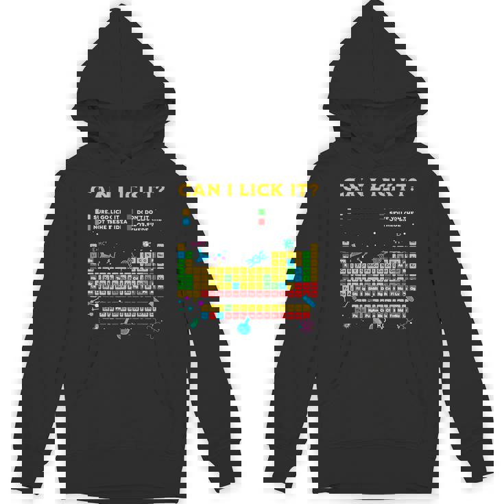 Can I Lick It 周期表 面白い 科学 先生 学生 パーカー