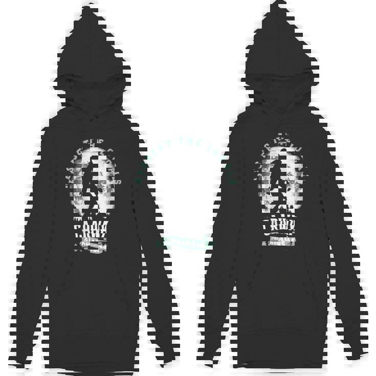 Caraway Arkansas Respect The Locals Bigfoot Sasquatch Moon Unisex Hoodie