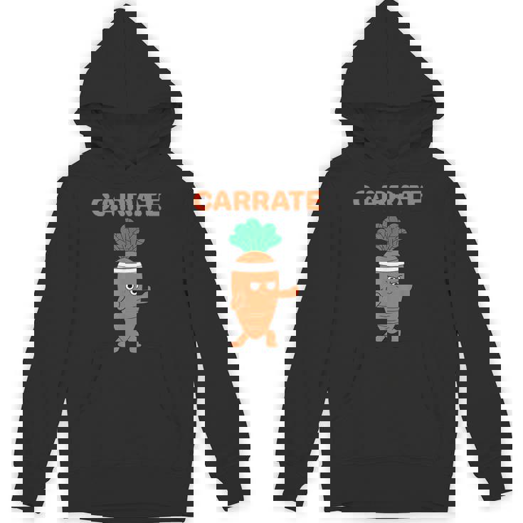 Carrate 空手キャロット かわいい＆面白いトレーニングダジャレ先生 パーカー