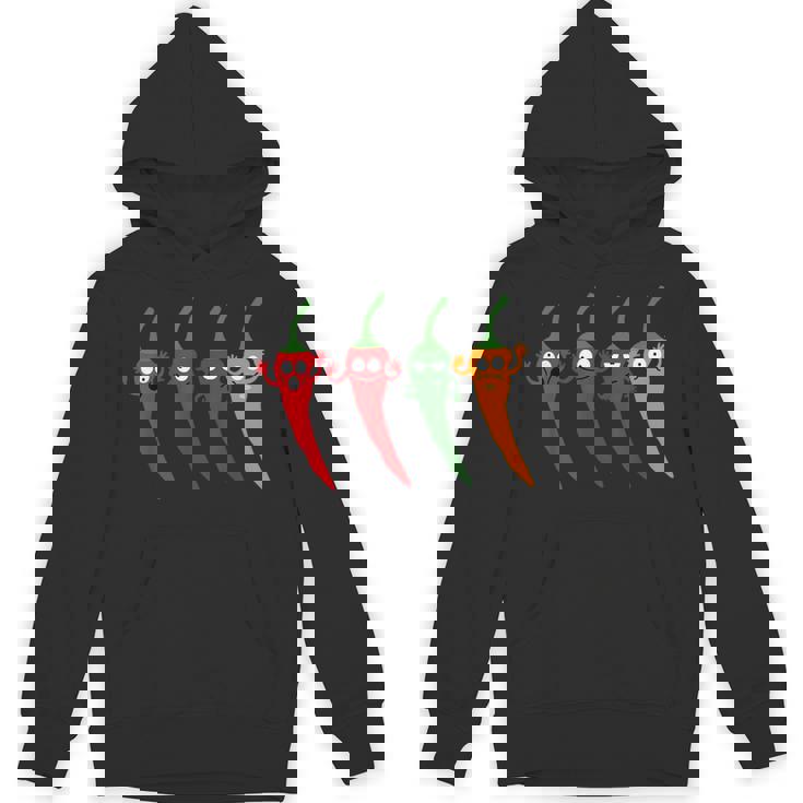 Cayenne Pepper Hot -Colorful Chili Spicy Food Lovers Unisex Hoodie