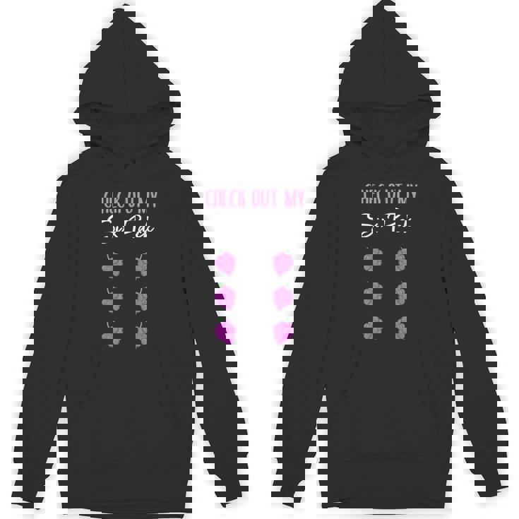 Check Out My 6パック ブドウ柄 パーカー