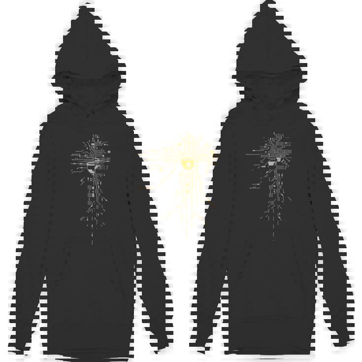 Coffee Powered Programmer Computer Geek CPU Print Unisex Hoodie