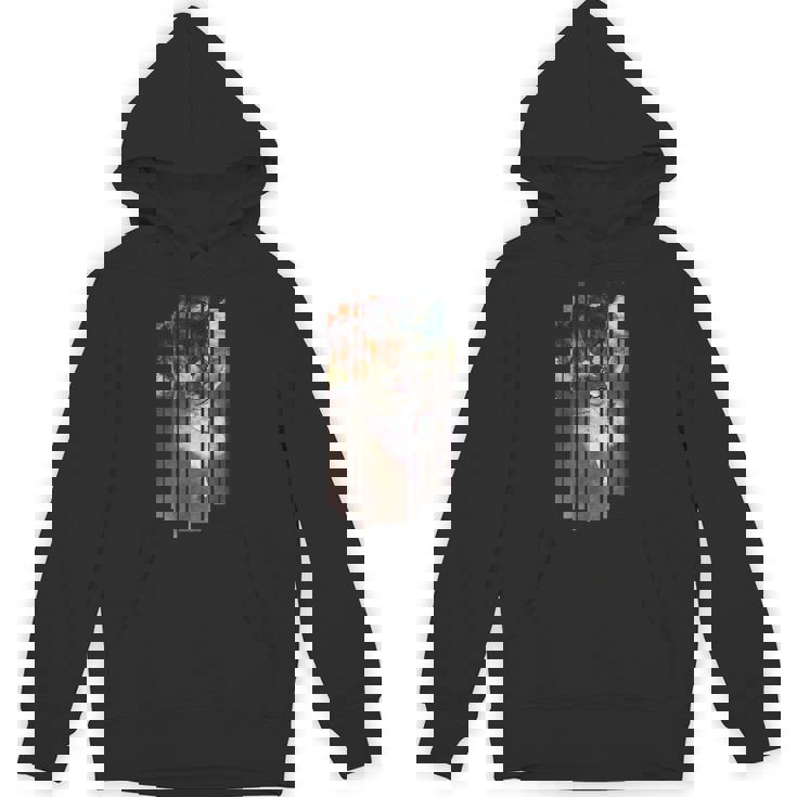 Degas 有名なバレリーナ絵画 モダンな外観 縦縞 パーカー