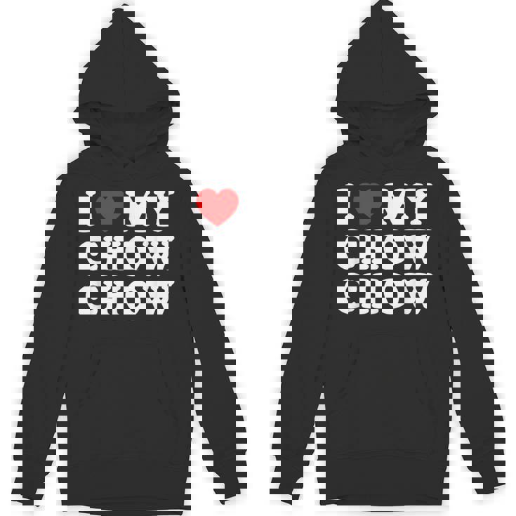 Dog I Love My Chow Chow Chow パーカー