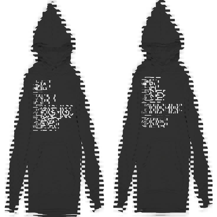 Eatleep House Music リピート Edm Lover Djハウスミュージック パーカー