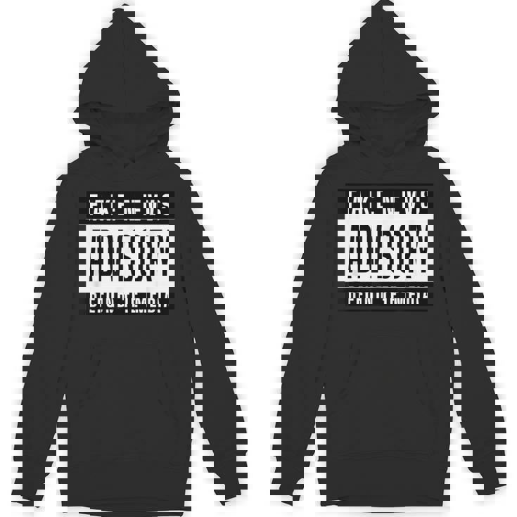 Fake News Advisory Defund The Media パーカー