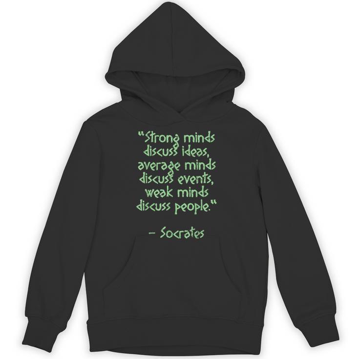 Famous Quote Philosophy Socrates Hoodie - Thegiftio