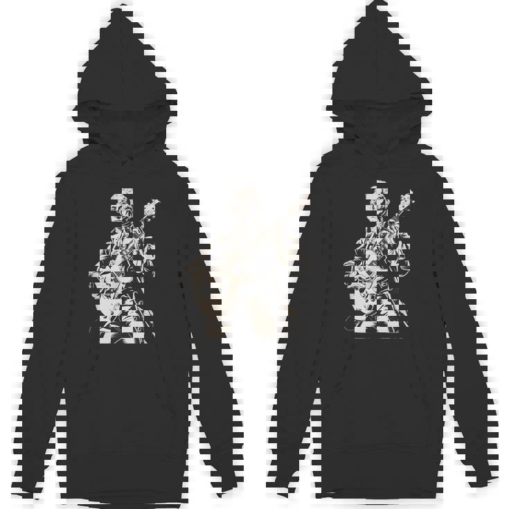 Fun George Washington Electric Guitar Rock Musician Unisex Hoodie