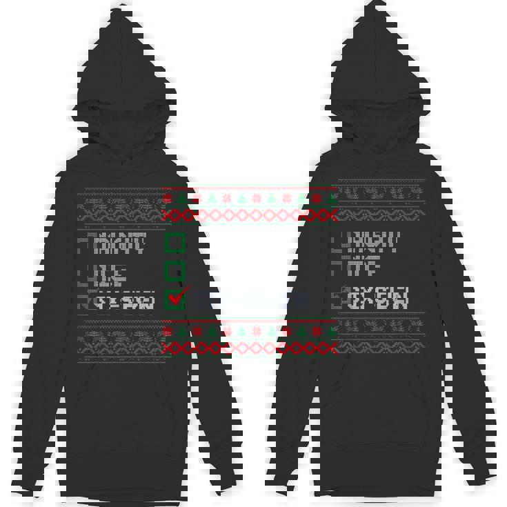 6-7 Meme Ugly Christmas Sweater Nice Naughty Xmas Hoodie