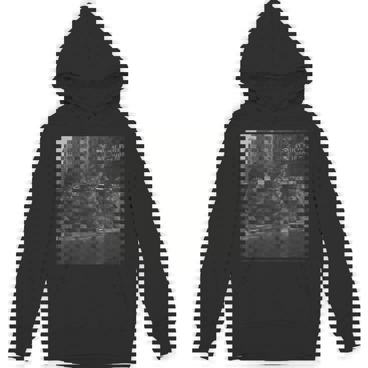 Cat Gang Memetreet 皮肉な猫ギャングスター パーカー