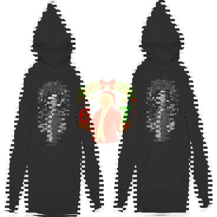 George Washington Meme Six Seven Ugly Christmas Hoodie