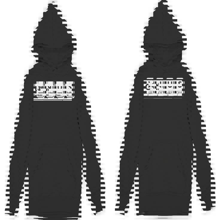 Genius Ge-Ni-U-S 化学元素科学周期表 パーカー