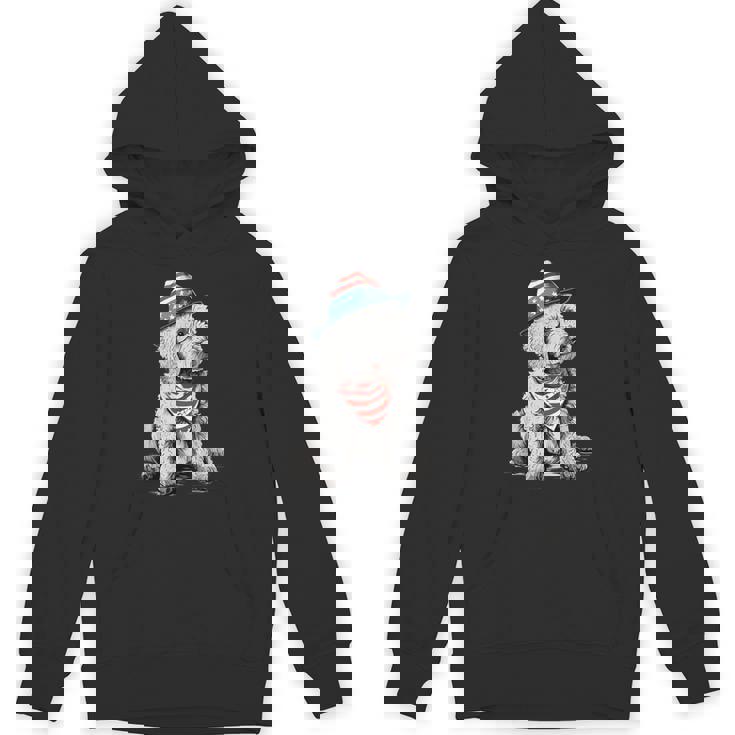 Goldendoodle 7月4日 愛国的 ゴールデンドゥードル 犬 パーカー