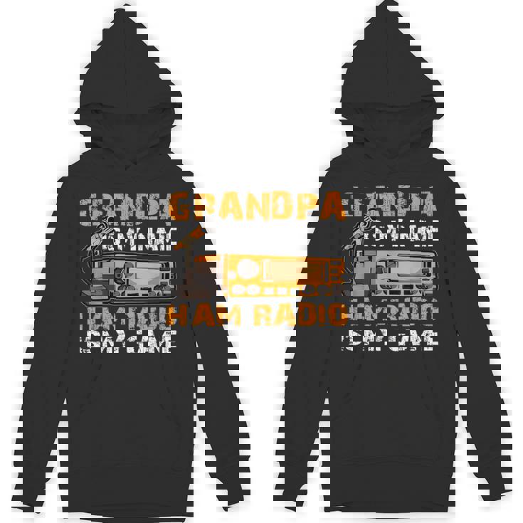 Grandpa Is My Name Ham Radio Is My Game Hamラジオ アマチュア無線 パーカー