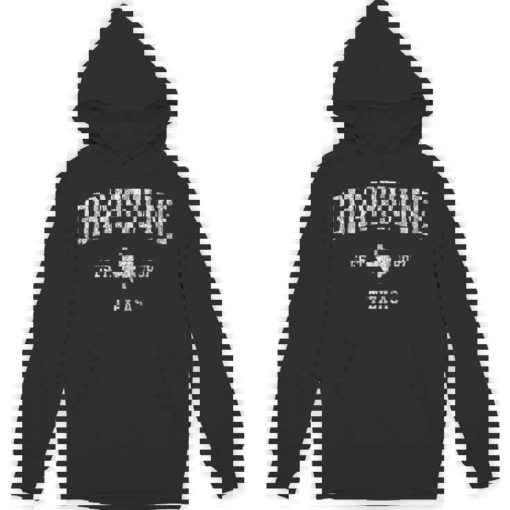 Grapevine Texas Tx ヴィンテージ アスレチック スポーツデザイン パーカー