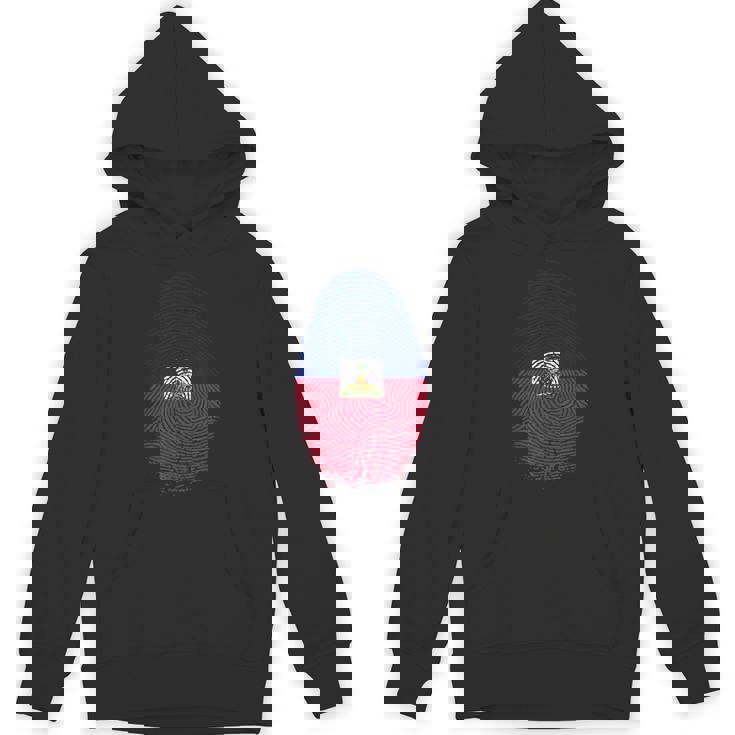 Haiti Flag Fingerprint Haitian For Haitians パーカー