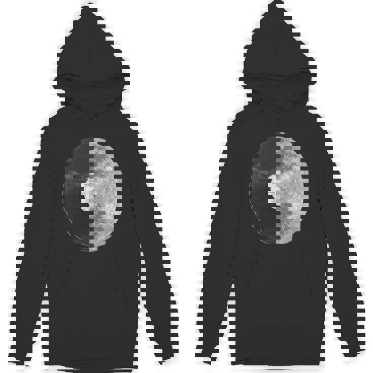 Half Mooninyl Record – Music Lover Lunar Graphic パーカー