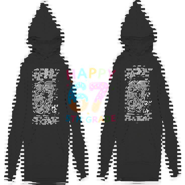 Happy 67th Day Of 5th Grade Ice Cream Drip 67 Days Kids Unisex Hoodie